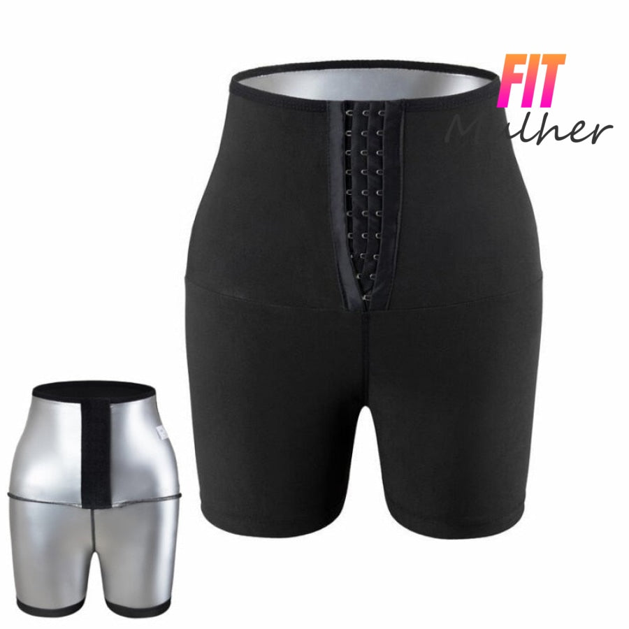 Liquidação Relâmpago (Último Dia) - Leg Efeito Sauna Modela Cintura Queima Calorias Pochete E Ideal