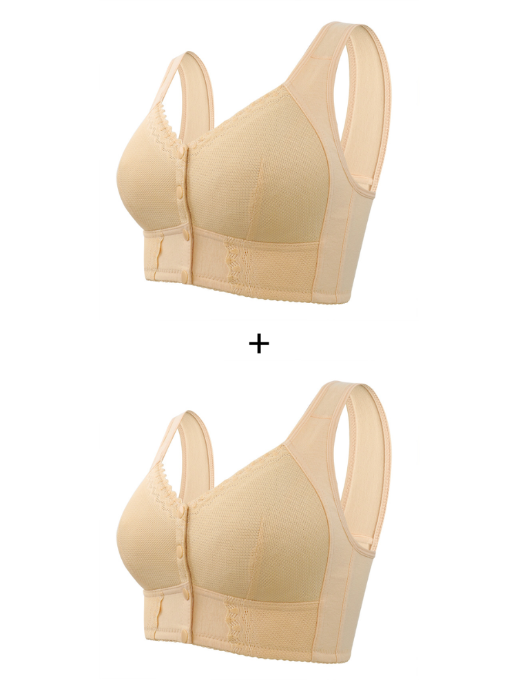 Compre 2 Leve 3: Sutiã Rendado Sem Aro Fechamento Frontal