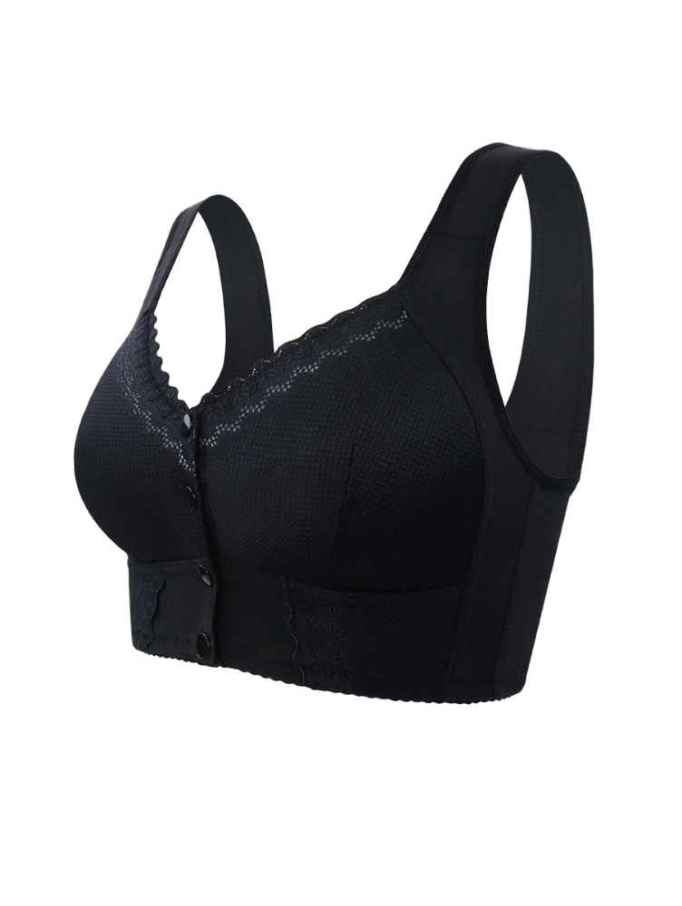 Compre 2 Leve 3: Sutiã Rendado Sem Aro Fechamento Frontal