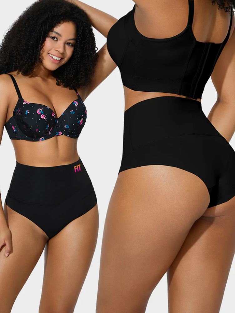 Kit: Calcinha Cintura Alta