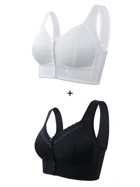 Compre 2 Leve 3: Sutiã Rendado Sem Aro Fechamento Frontal
