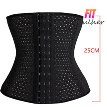 Cinta Modeladora Trainer Com Barbatanas De Aço Preto 3 Fechos / Xp