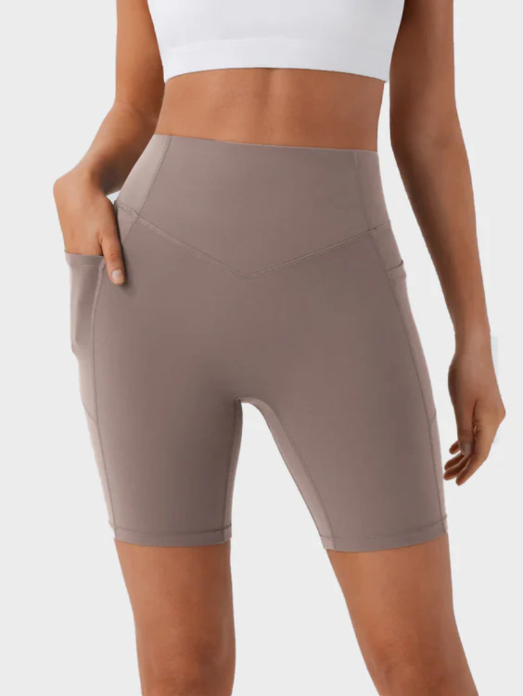 Legging Shorts Fit Pocket