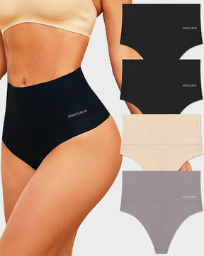 Compra 1 Leve 3: Calcinha Cintura Alta Fio