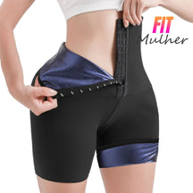 Sauna Suit Pants For Women Body Shaper Slimming Shorts Sweat Capris Weight Loss Gym Workout Leggings